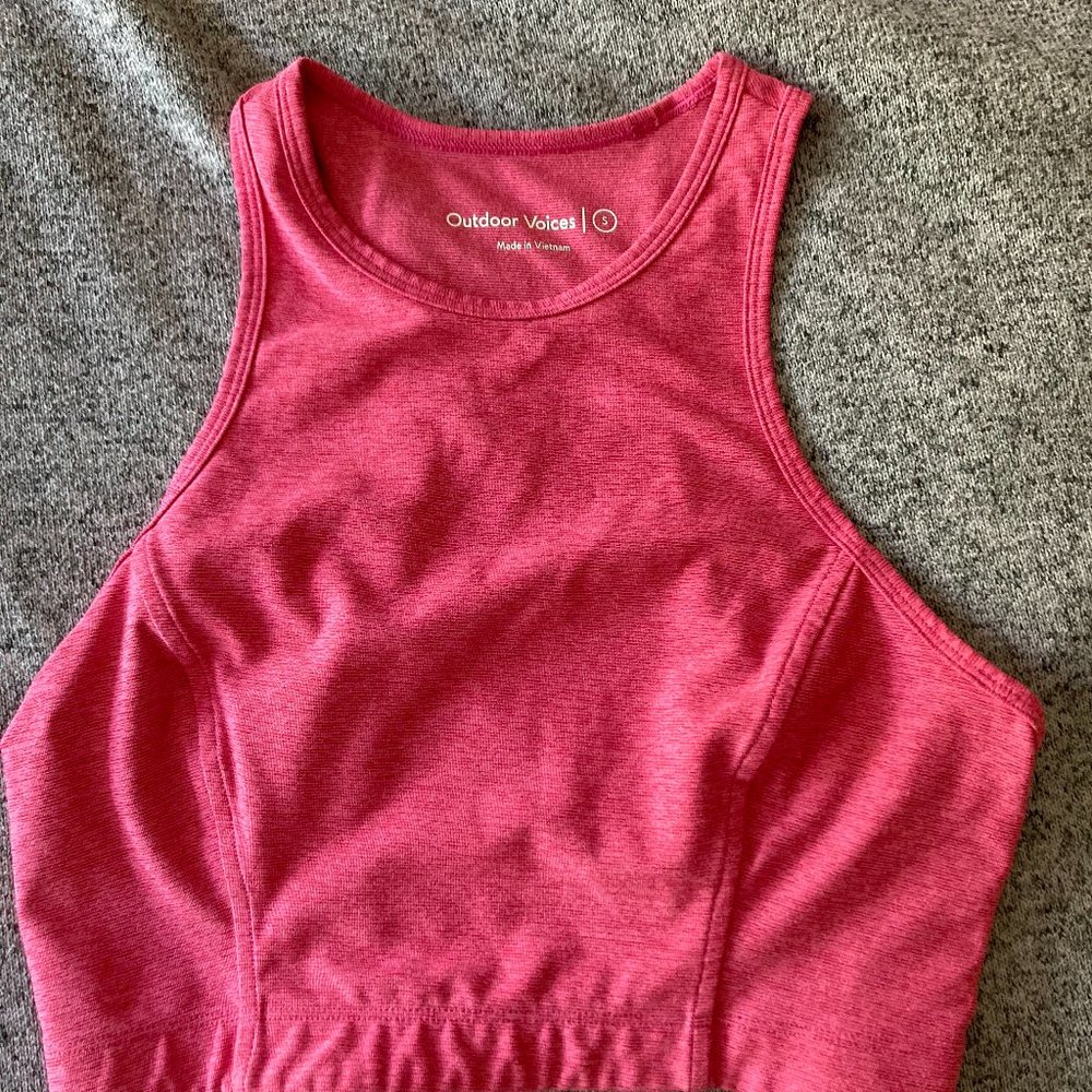 Pink Outdoor Voices Workout Set